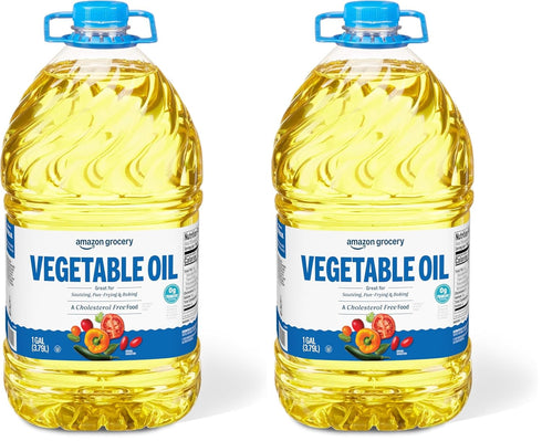 Amazon Grocery, Vegetable Oil, (Previously Happy Belly, Packaging May Vary),128 Fl Oz