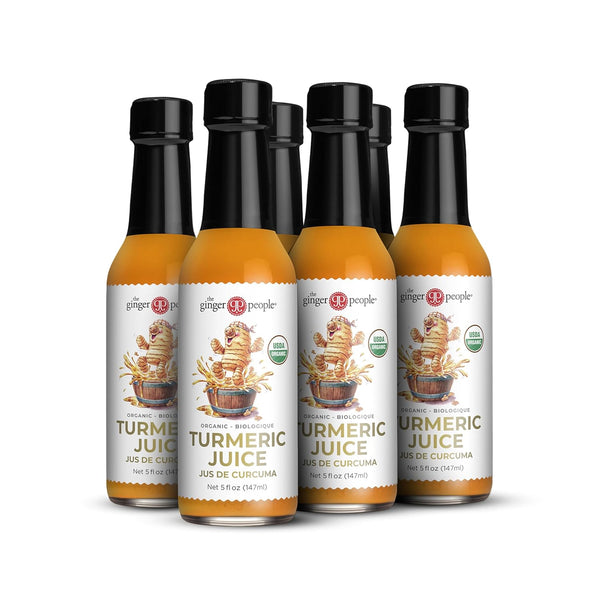 The Ginger People Organic Turmeric Juice, 5 fl oz (Pack of 6)