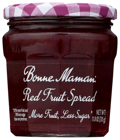 Bonne Maman, Fruit Spread Red Fruits More Fruit Less Sugar, 11.8 Ounce