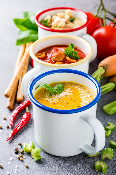Snacks ByEurop Pack 5 Hot Cup Instant Soup Knorr Goracy Kubek Assorted