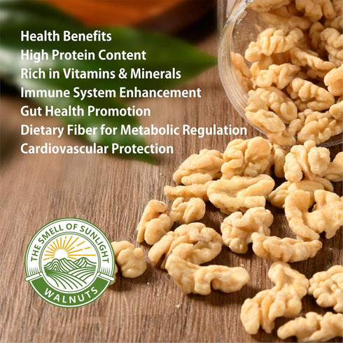 (3.5 OZ/Pack 1) Zorrer Premium Peeled Walnuts Halves, Skinless Raw Walnuts Texture, Sweet, Crisp, No Salt Added