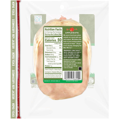 Applegate , Natural Oven Roasted Turkey Breast
