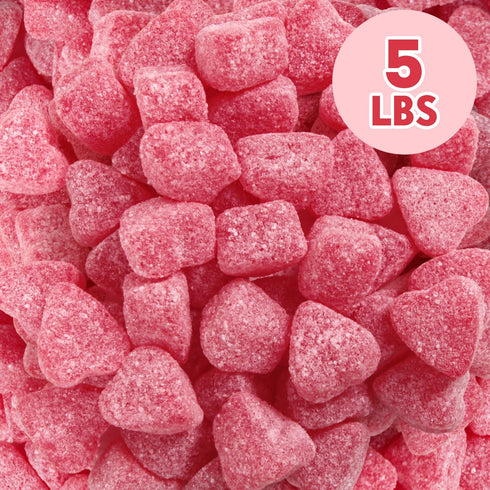 5lb Pack Gummy Valentine Cherry Jelly Hearts Candy, of Valentine's Day Candy Bulk, Ideal Valentines Day Candy