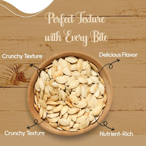 5 NY Spice Shop Salted Lady Nail Pumpkin Seeds - Pound Roasted and Salted Fresh Lady Nail Pumpkin Seeds in a Crunchy