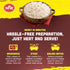 Packs (Pack 6) MTR Ready-To-Eat: Jeera Rice - Cumin Rice - Microwavable Rice for Instant Meals - Delicious & Nutritious