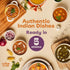 (Pack 5 Pack 6 The Cumin Club Paneer Butter Masala Instant Curry + Rice Sides Bundle - Vegetarian Meals Ready to Eat