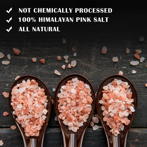 4 lbs (2X2 Himalayan Chef Pink Himalayan Salt, Coarse Grain - Pound Bags)