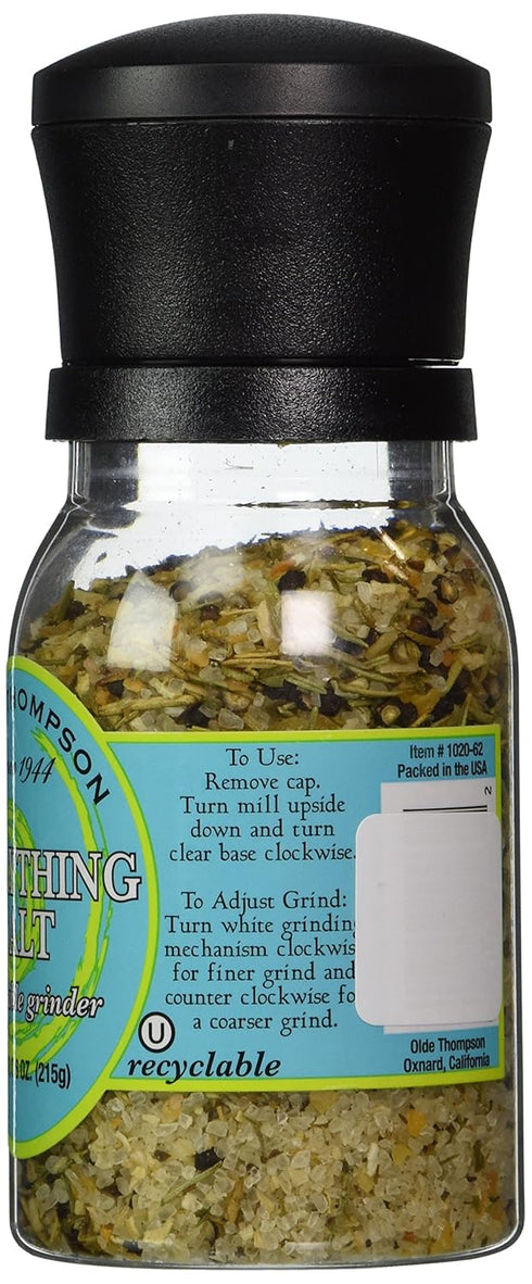 7.6oz (Pack 3) Olde Thompson Everything Salt Grinder