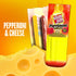 10g 1.5 oz. Slim Jim Beef 'N Cheese Smoked Meat Sticks, Pepperoni Flavor, Protein Per Serving