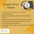 Pack 30 10Gram Paramount Organic Honey with Shilajit - Pure & Natural Jelly, Honey Bee Pollen (Large of Sachets Each)