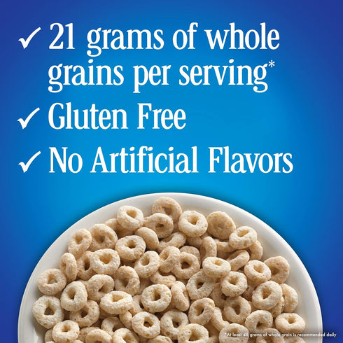 18.4 oz (Pack 4) Frosted Cheerios, Heart Healthy Cereal, Family Size