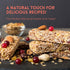 (14,3 Oz) HASANZADE Dried Fruit Mix Organic Vegan Gluten Free Healthy Snacks Dried Fruit Mix with Ginger, Coconut