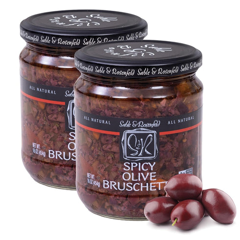 Sable & Rosenfeld Spicy Olive Bruschetta in a Jar 16 oz (Pack