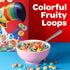 15g 23 oz Kellogg's Froot Loops Breakfast Cereal, Good Source of Fiber, Whole Grains, Giant Size