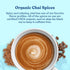 Chai Latte by Four Sigmatic, Organic Instant Chai Latte with Turkey Tail, Reishi Mushrooms & Coconut Milk Powder