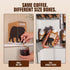 21 32 fl.oz Wandering Bear Organic Unsweetened Extra Strong Cold Brew in a Box - Make Your Own Iced Coffee Drink