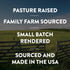 Fatworks WHOLE30 14oz. Premium Pasture Raised Lard. The Original Non-Hydrogenated Pasture-Raised Lard crafted