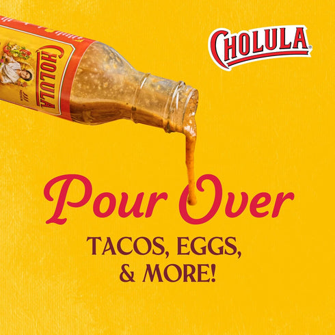 Pack, 48 oz Cholula Cooking Sauce Variety Includes Original Taco, Fajita, Carne Asada, and Birria, For Tacos
