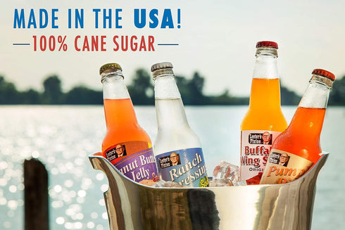 6 Pack Set Lester's Fixins Outrageous Wild Crazy Unique Flavor Soda Pop Sampler