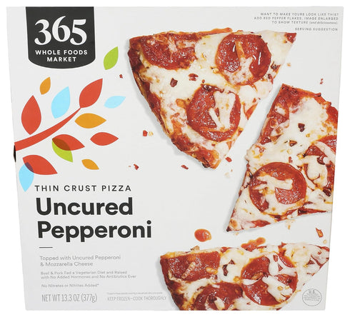 365 by Whole Foods Market , Thin Crust Uncured Pepperoni Pizza, 13.3 Ounce