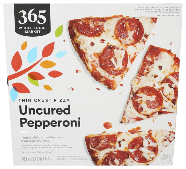 365 by Whole Foods Market , Thin Crust Uncured Pepperoni Pizza, 13.3 Ounce