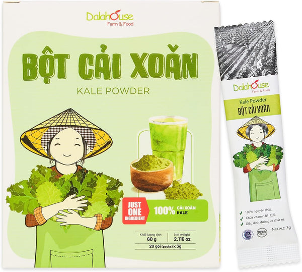100% Freeze-Dried Kale Powder, Pure Juice, Nutritional Vegetable Supplement, for Skin, Smoothies,