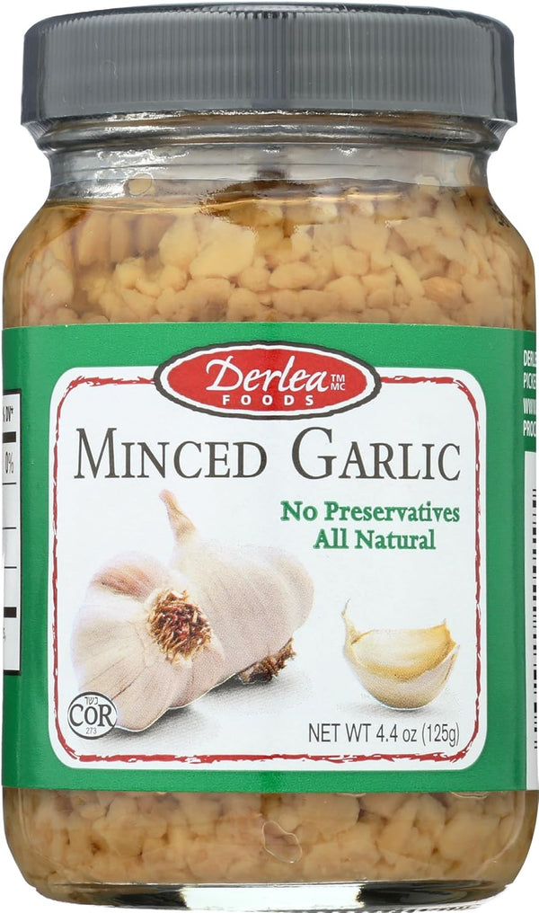 Derlea Garlic Minced, 4.4 OZ