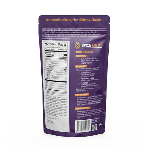 3-5 lbs 2-Pack 1 Medium Birria Orb - Makes per orb - - Made in USA - Instant Pot Birria Seasoning - Just add water