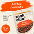 17 oz Snak Club Toffee Peanuts, Candied Peanuts with Praline Coat and Sweet Cream, Gluten-Free and Kosher Snack
