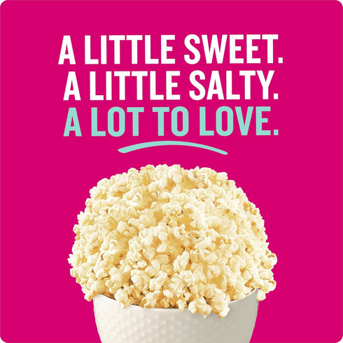 (6) 3.29 oz. Angie's BOOMCHICKAPOP Lightly Sweet Kettle Corn Microwave Popcorn, bags