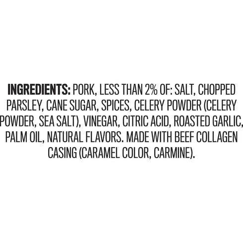 7g 16 oz.(Pack 2) Duke's Pork Original Smoked Shorty Sausages, Protein Per Serving