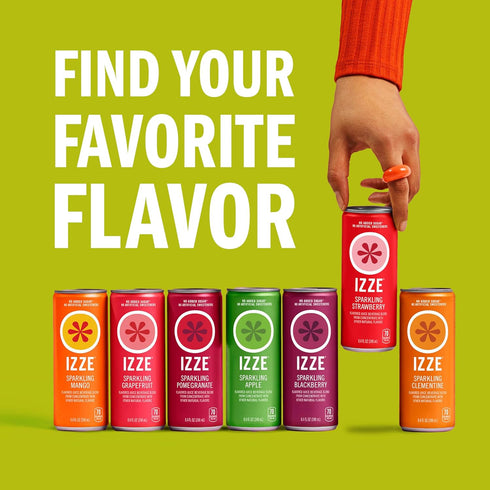 Beverages,8.4 Oz,(Pack 48) Izze Cherry Lime Straight FL