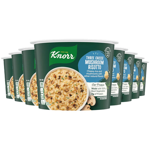 Knorr Rice Cup 3 Cheese Mushroom Risotto 8 ct Delicious Rice Dish