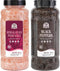 52USA Whole Black Peppercorns 18 oz + Himalayan Pink Salt (Coarse Grain)