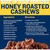 8.25oz PLANTERS Deluxe Honey Roasted Whole Cashews, Party Snack, Plant-Based Protein, After School Snack, Sweet