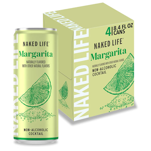 Naked Life Non-Alcoholic Drinks, Margarita, Zero Sugar, Low Calorie, Alcohol-Free Cocktails 4