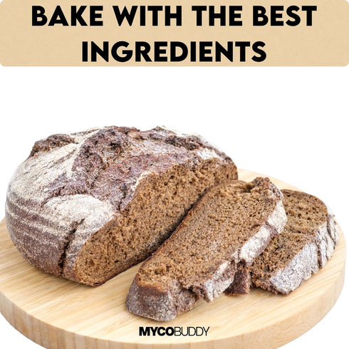 Myco Buddy 5 lbs Organic Rye Berries - Non-GMO, Kosher, Raw Whole Grain, Bulk Seeds - Product of USA