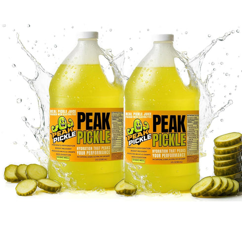 Peak Pickle Dill Pickle Juice- 1 Gallon Pickle Juice Sports Drink For