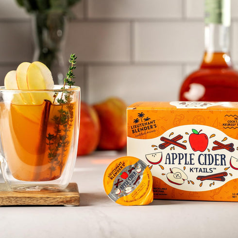 12 Lt. Blender's Apple Cider K'Tails - K-Cup Compatible or Mix by Hand Single-Serve Non-GMO Apple Cider Drink Mix