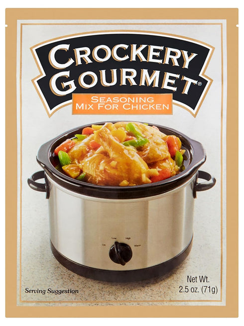 Crockery Gourmet 2.5-Ounce (Pack 12) Seasoning Mix For Chicken