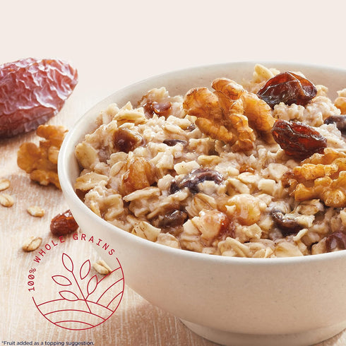 Packets, 1.30 (Pack 48) Quaker Instant Oatmeal, Raisin, Date and Walnut, Individual Ounce