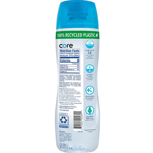 1.3 (Pack 12) Core Hydration Perfectly Balanced Water, L bottle