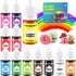 12 Color Gel Food Coloring Liquid Set, KATSPRO Food Grade Tasteless Vibrant