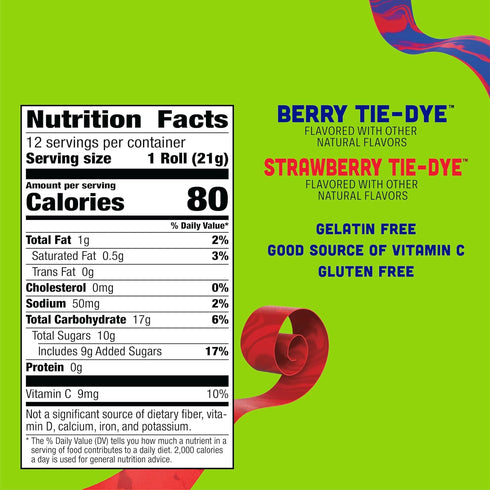 Pack, 9 oz Fruit by the Foot, Fruit Snacks, Variety