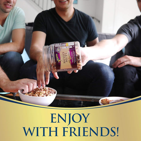 Planters (34oz) (18.25oz Deluxe Salted Mixed Nuts and Lightly Salted Deluxe Whole Cashews Canister)