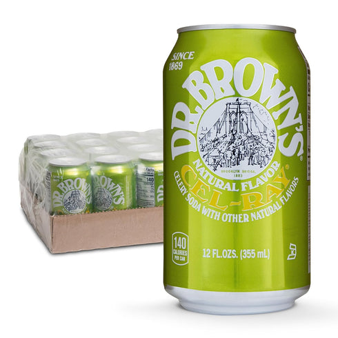 Dr. Brown's Cel-Ray Soda - A New York Original Celery Soda -