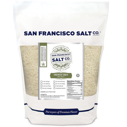 French Grey Sea Salt 2 lb Bag Coarse Grain Celtic Salt (Sel