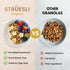 9 Oz Struesli Original Organic Granola, Grain & Gluten Free, Healthy Snacks with Chia Seeds, Nuts and Sea Salt