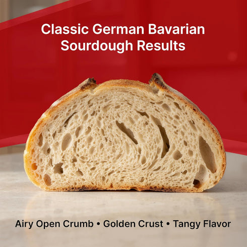 (Pack 1) Apron Maven Premium German Bavarian Heirloom Sourdough Starter Culture, Lively Dry Starter for Rye Breads