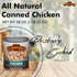 28 oz 98% 5-Year Pack 3 Keystone Meats All Natural Heat and Serve Canned Chicken Fully Cooked Canned Meat Fat Free